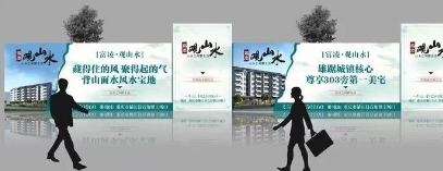 伊春错落形地产围挡